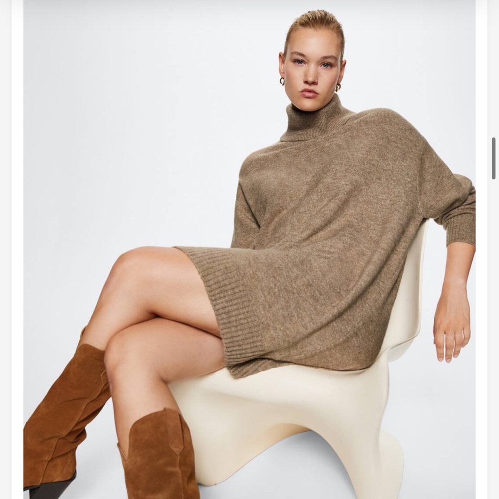 Mango sweater dress